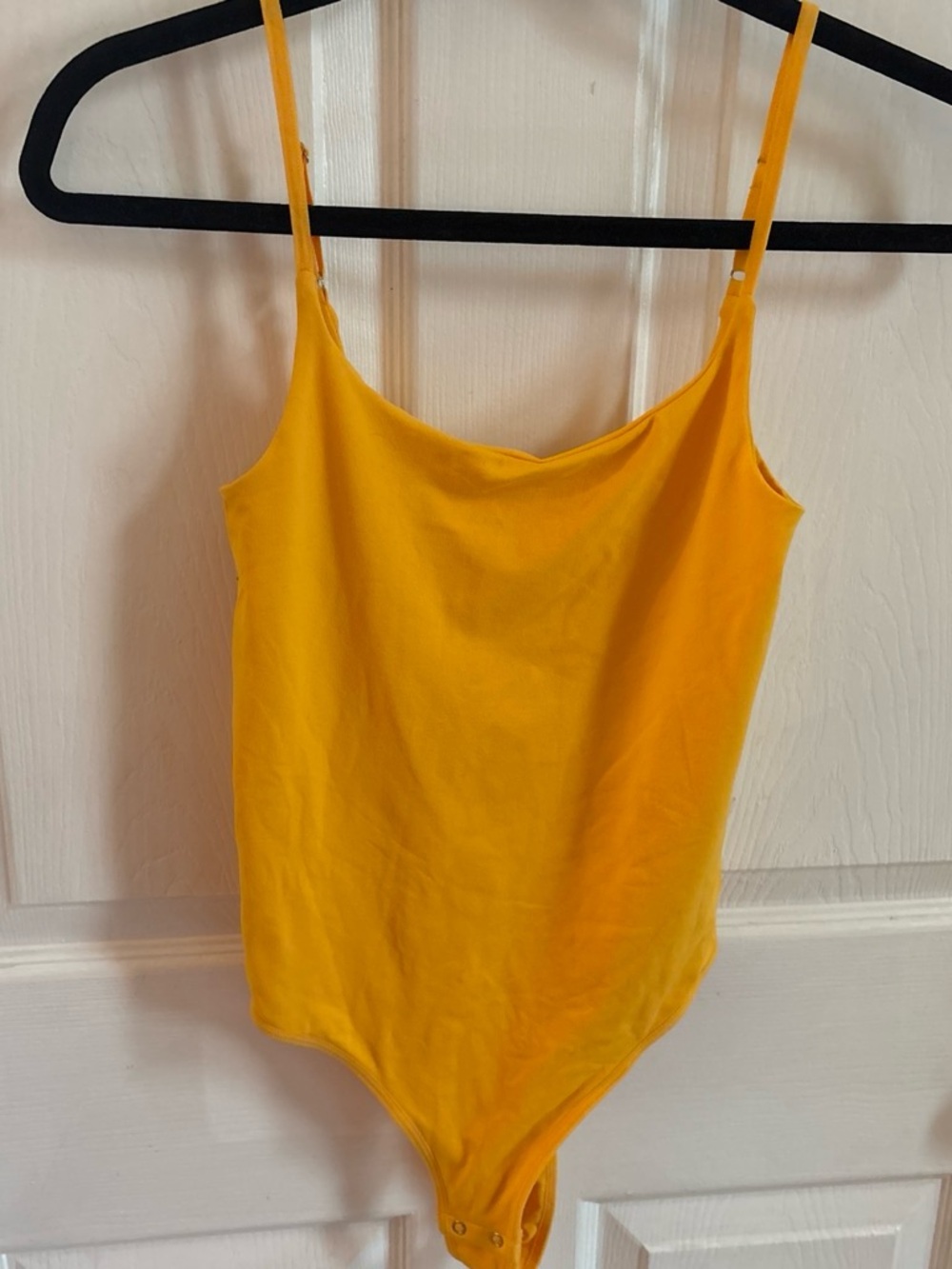 By Together Yellow Scoop Neck Bodysuit